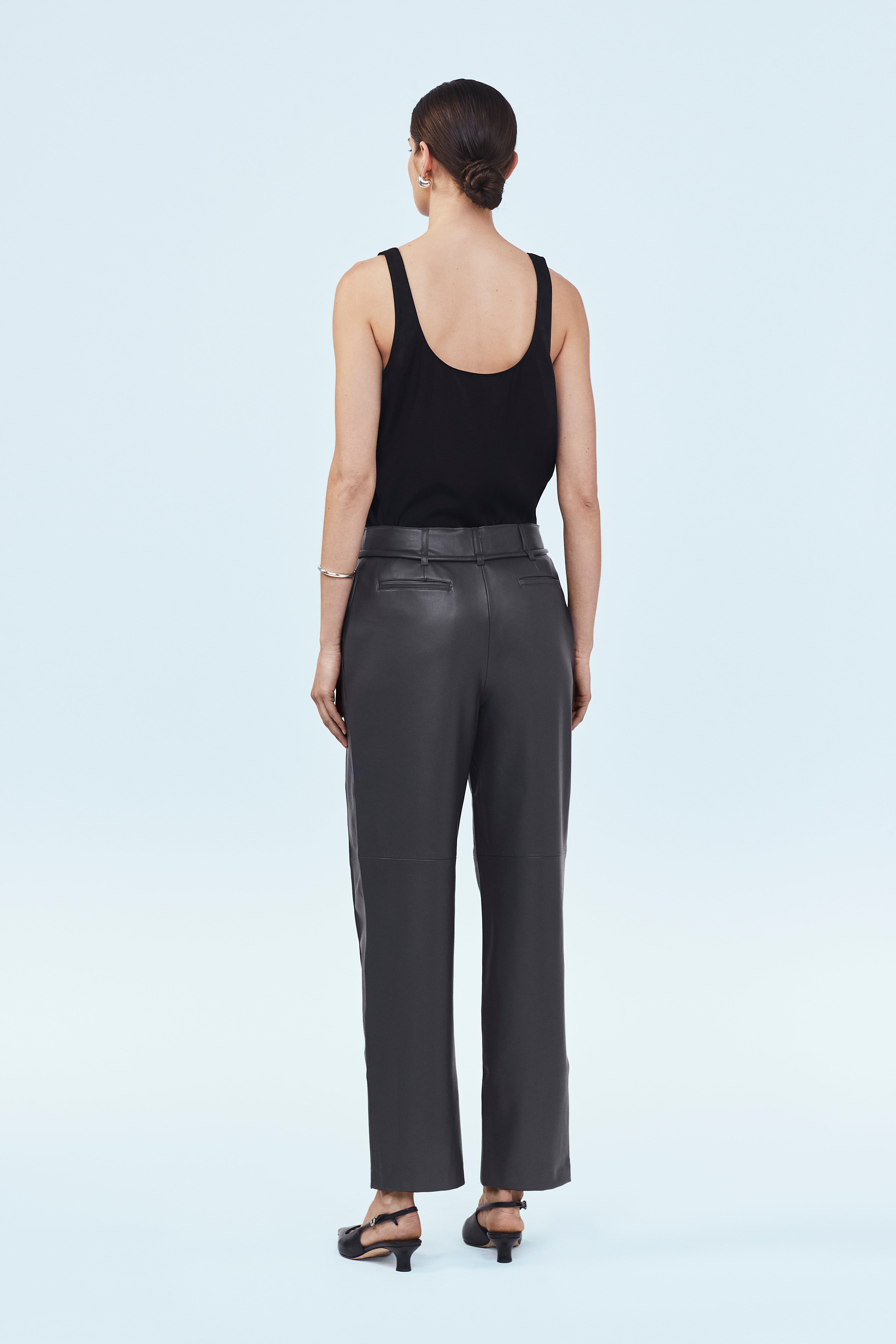 Vegan Leather Tapered Pant – MAYSON the label