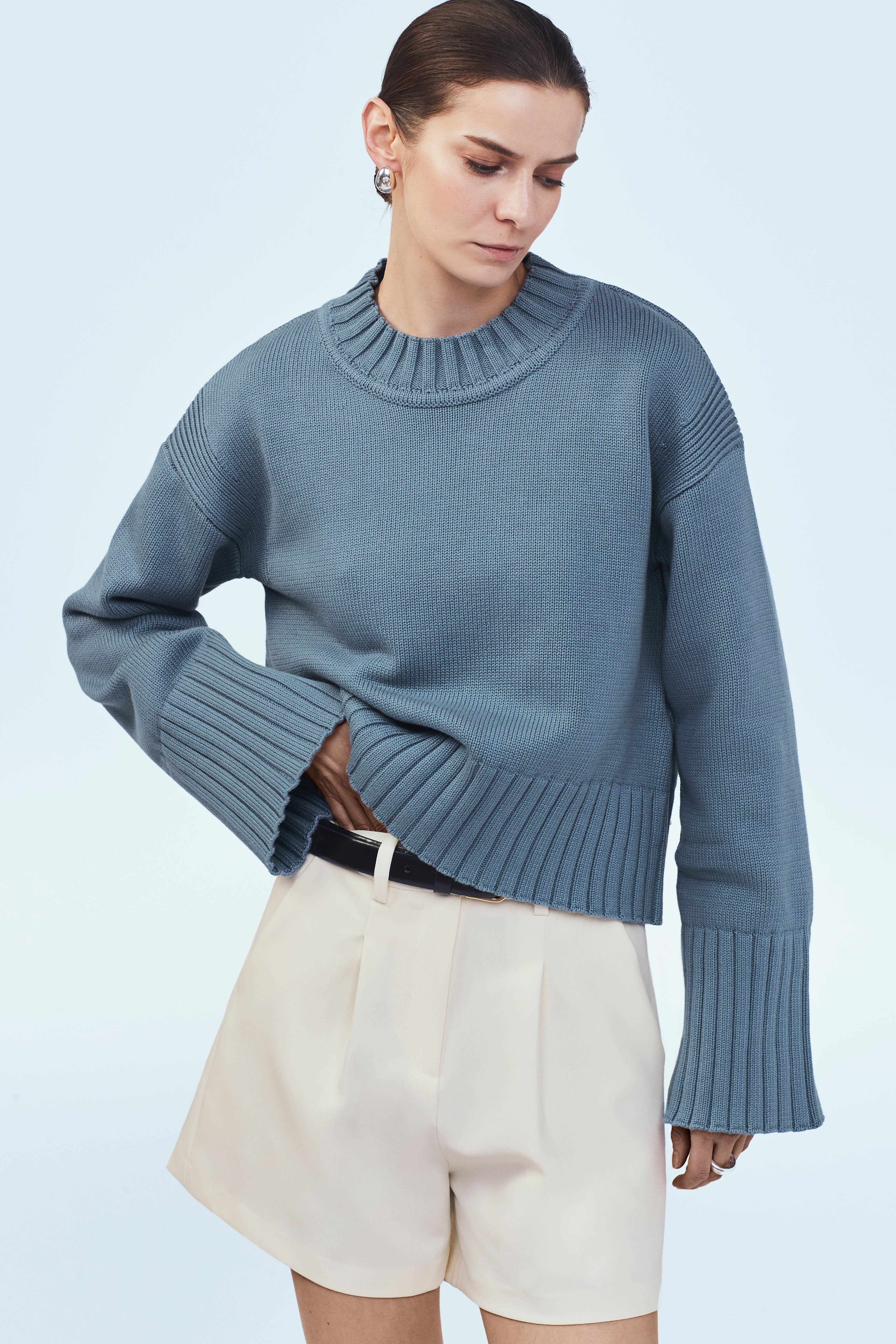 Boxy Crewneck Sweater – MAYSON the label