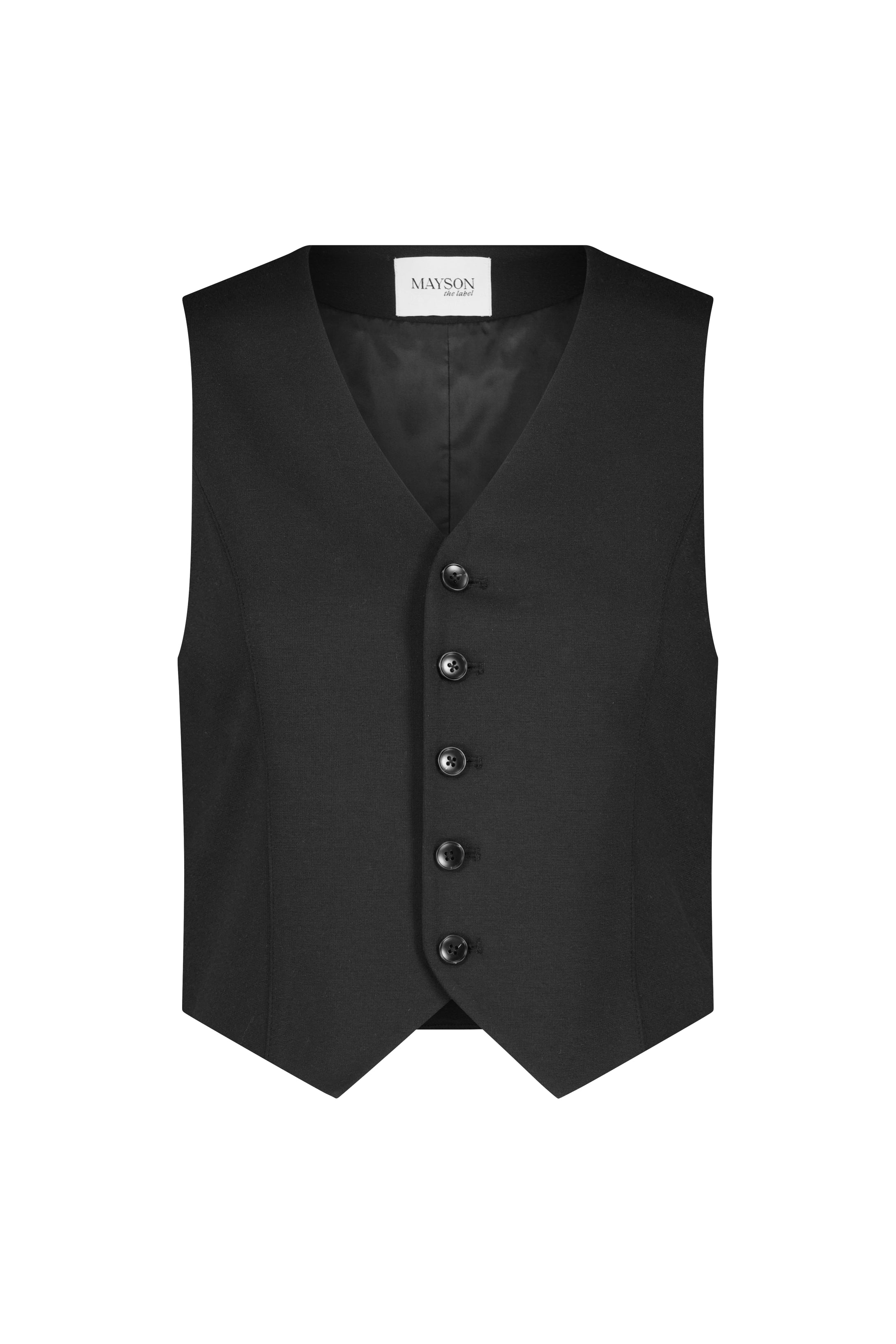 Slim-Fit Vest MAYSON the Button-Front – label