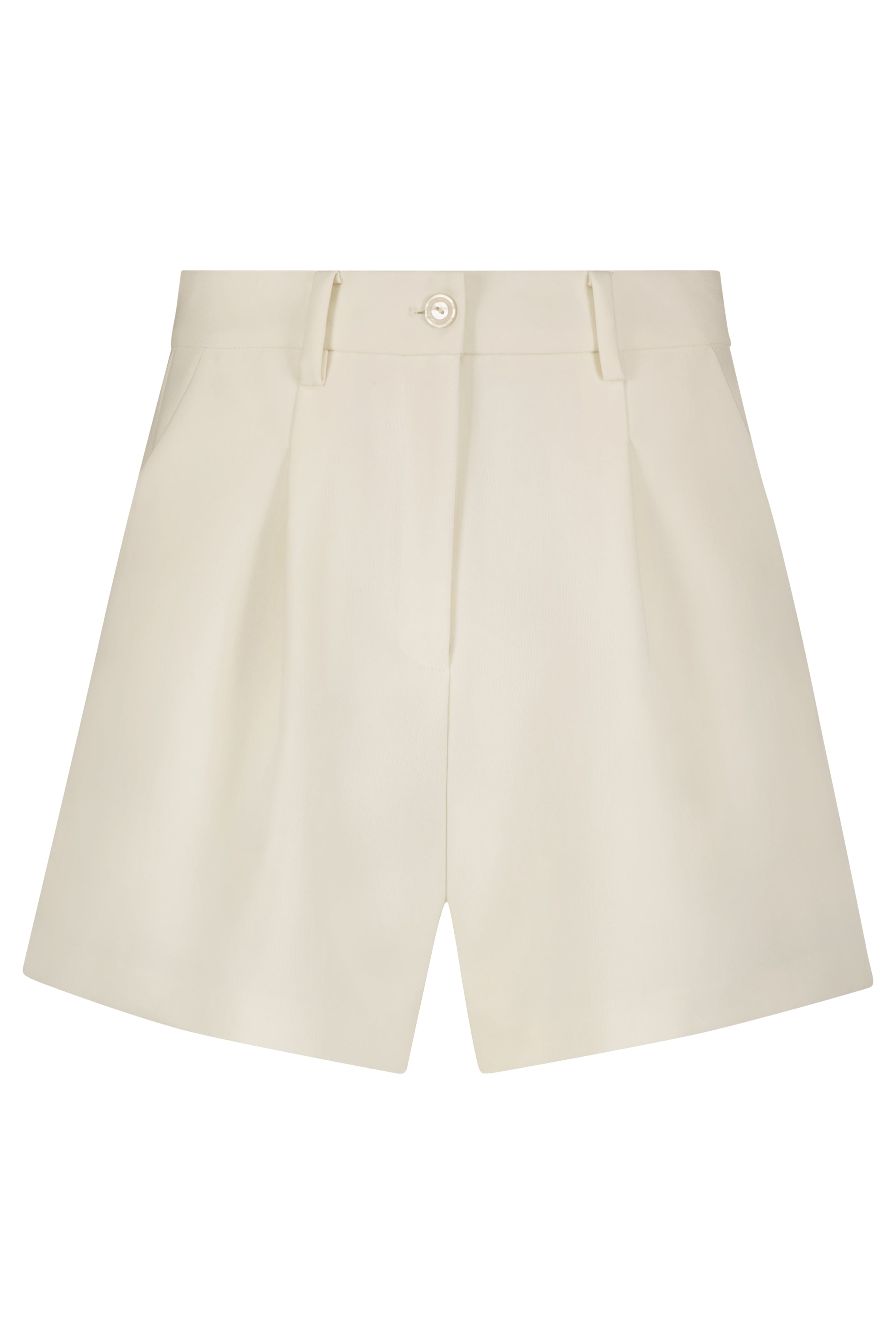 Trouser Shorts With Pleats