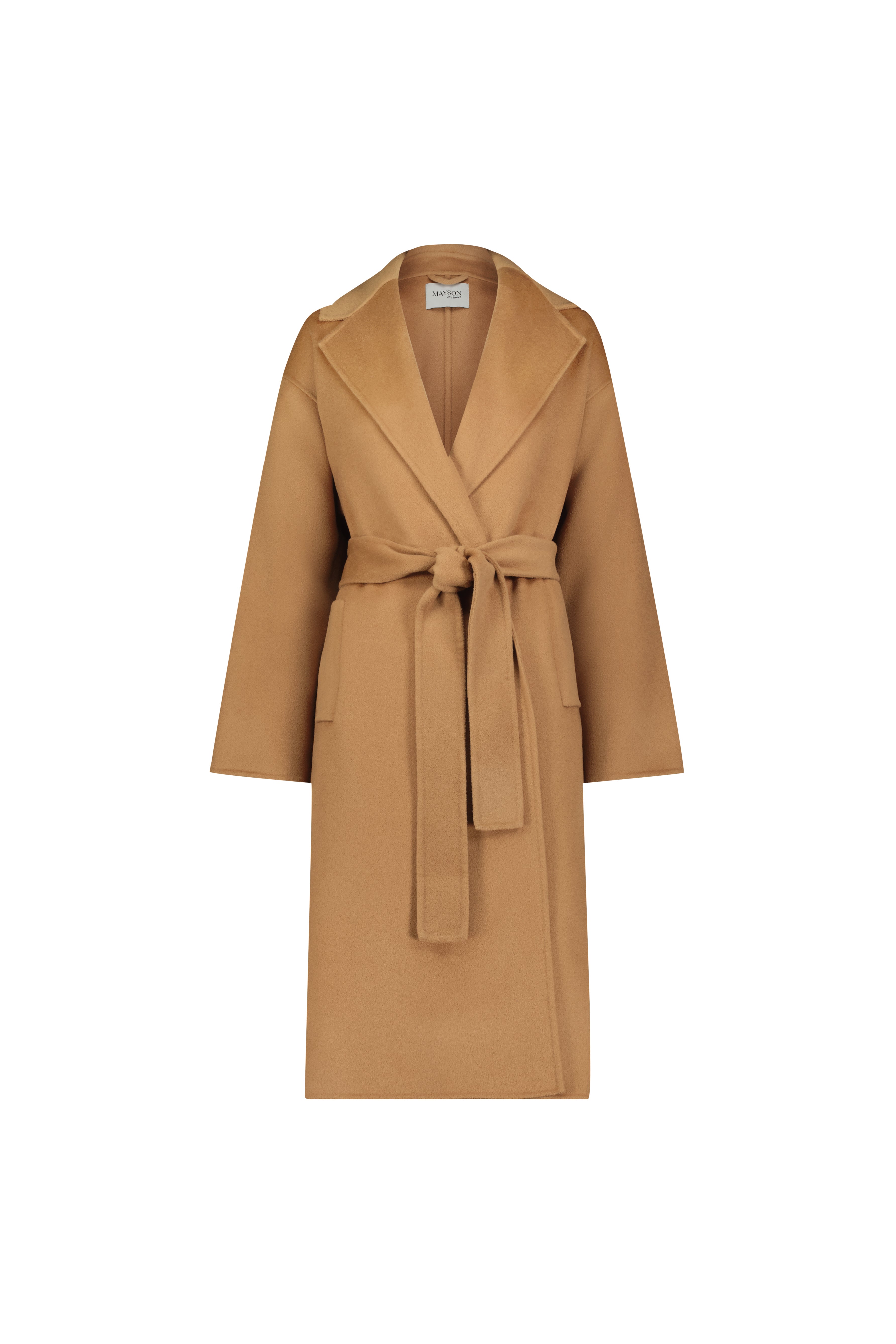 Wool Cashmere Double Faced Wrap Coat MAYSON the label